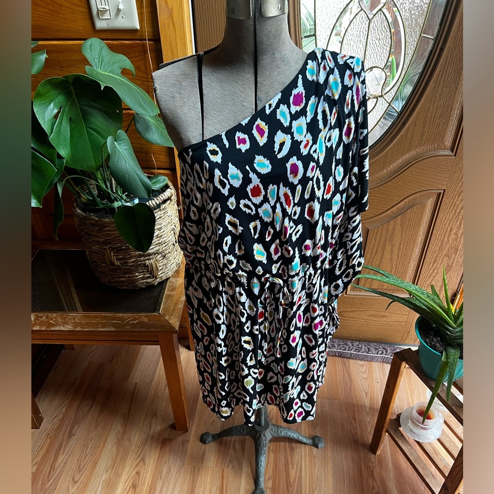 Nicole Miller one shoulder dress